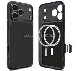 SPIGEN iPhone 18 Pro / 17 Pro SPIGEN ULTRA HYBRID T MAG műanyag telefonvédő ütésállóság, MagSafe, FEKETE ACS12171 small