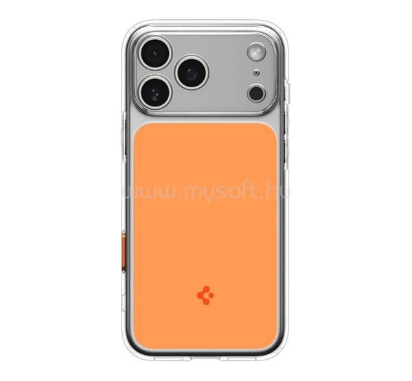 SPIGEN iPhone 18 Pro Max / 17 Pro Max SPIGEN ULTRA HYBRID T MAG műanyag telefonvédő ütésállóság, MagSafe, NARANCSSÁRGA