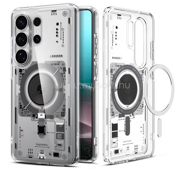 SPIGEN Samsung S26 Ultra SPIGEN ULTRA HYBRID ZERO ONE műanyag telefonvédő ütésállóság, légpárnás keret, ÁTLÁTSZÓ