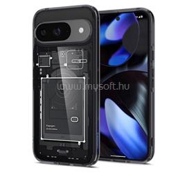 SPIGEN Google Pixel 9 Pro / 9 ULTRA HYBRID ZERO ONE műanyag telefonvédő ütésállóság, légpárnás keret, FEKETE ACS07688 small