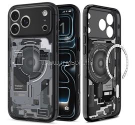 SPIGEN iPhone 18 Pro / 17 Pro SPIGEN ULTRA HYBRID ZERO ONE műanyag telefonvédő ütésállóság, MagSafe, FEKETE ACS12165 small