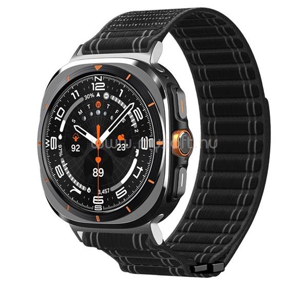 SPIGEN Samsung Watch Ultra eSIM 47mm WBF0 pótszíj egyedi méret, állítható, FEKETE