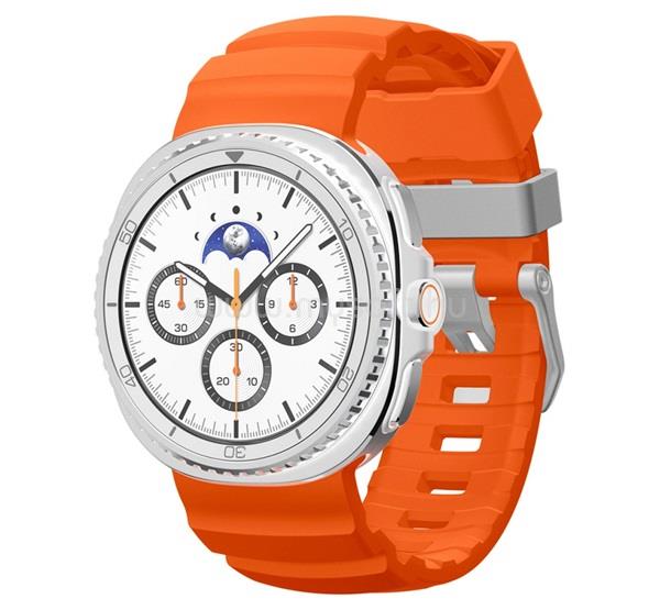 SPIGEN Samsung Watch 8 Classic eSIM 46mm / 8 Classic 46mm WBS2 pótszíj egyedi méret, állítható, NARANCSSÁRGA