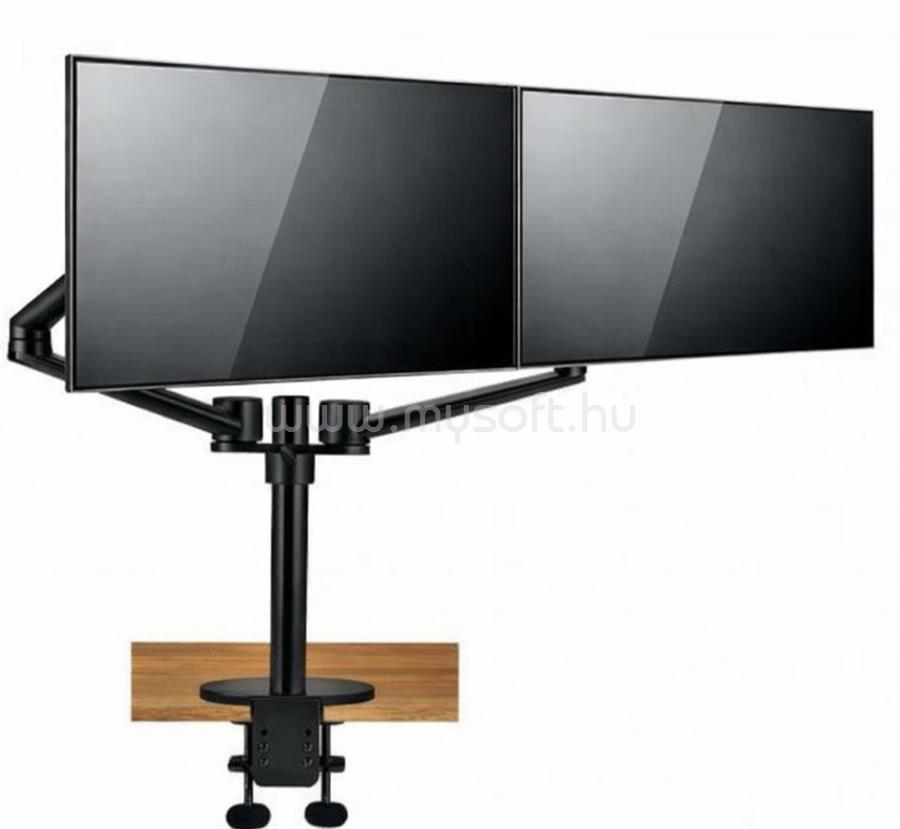 SPIRE CG-UGOL-2B Dual Monitor Arm 27" Black