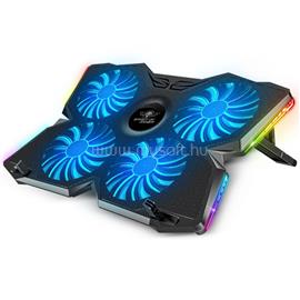 SPIRIT OF GAMER AIRBLADE 500 RGB notebook hűtőpad 17"-ig (25dB; 4x12cm, RGB, 2xUSB2.0) SPIRIT_OF_GAMER_SOG-VE500RGB small