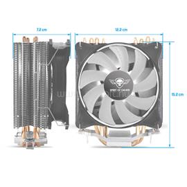 SPIRIT OF GAMER CPU Cooler - CPU AIRCOOLER 120 MM ARGB (27dB; 2500 RPM; 1x12cm; aluminium/réz) SPIRIT_OF_GAMER_SOG-VR120RGB small