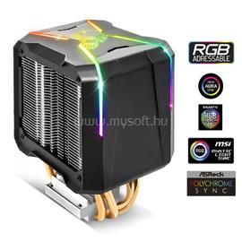 SPIRIT OF GAMER CPU Cooler - CPU AIRCOOLER PRO ARGB (27dB; 1600 RPM; 1x12cm; aluminium/réz) SPIRIT_OF_GAMER_SOG-VR-RGB small