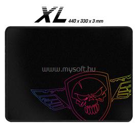 SPIRIT OF GAMER Egérpad - Darkskull Mouse Pad - King Size (430 x 330 x 3mm; varrott szélek; fekete) SPIRIT_OF_GAMER_SOG-PAD02XL small