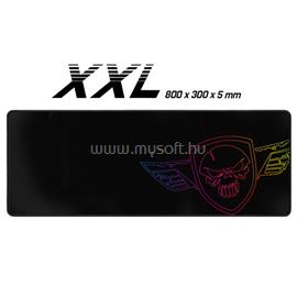 SPIRIT OF GAMER Darkskull egérpad Ultra King Size (800 x 300 x 5mm; varrott szélek; fekete) SPIRIT_OF_GAMER_SOG-PAD02XXL small