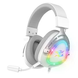 SPIRIT OF GAMER ELITE H40 vezetékes gamer headset (MultiPlatform, RGB, 3.5mm Jack, mikrofon, hangerőszabályzó, nagy-párnás, fehér) SPIRIT_OF_GAMER_MIC-EH40WT small