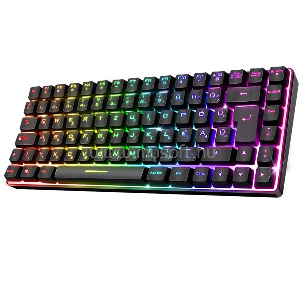 SPIRIT OF GAMER ELITE K70 fél-mechanikus vezeték nélküli billentyűzet (magyar, fekete)