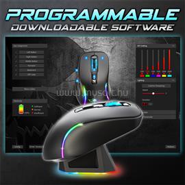 SPIRIT OF GAMER ELITE-M50 vezeték nélküli gamer egér (Optikai, 8000DPI, 1000Hz, 6 programozható gomb, RGB, fekete) SPIRIT_OF_GAMER_S-EM50BK small