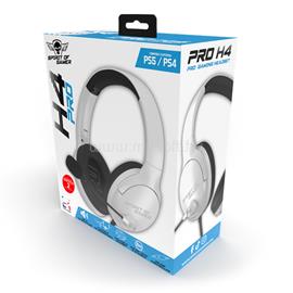 SPIRIT OF GAMER PRO-H4 vezetékes headset (MultiPlatform, mikrofon, 3.5mm jack, hangerőszabályzó, fehér) SPIRIT_OF_GAMER_MIC-PH4WT small