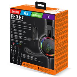 SPIRIT OF GAMER PRO-H7 vezetékes headset (MultiPlatform, 3.5mm jack, hangerőszabályzó, 2m kábel, fekete) SPIRIT_OF_GAMER_MIC-PH7 small