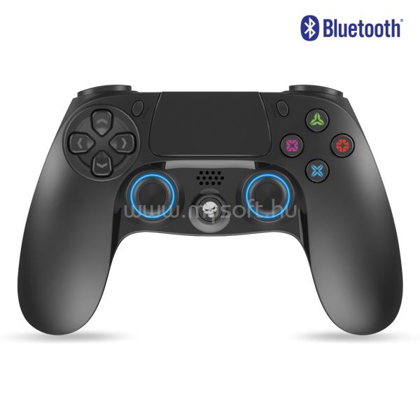 SPIRIT OF GAMER Gamepad Vezeték Nélküli - XGP Bluetooth PS4 (USB, Vibration, PS4/PS3 kompatibilis, fekete-kék)