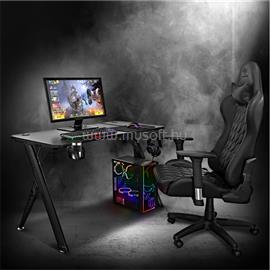 SPIRIT OF GAMER Gamer Asztal - Headquarter 200 (MDF lap, fém lábak, fekete, 113 x 60 x 1,8 cm) SPIRIT_OF_GAMER_SOG-DESK200 small