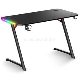 SPIRIT OF GAMER Gamer Asztal - Headquarter 250 (Fa lap, fém lábak, fekete, kék RGB háttérvilágítás, 120 x 60 x 75 cm) SPIRIT_OF_GAMER_SOG-DESK250 small
