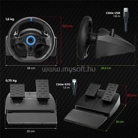 SPIRIT OF GAMER Kormány - RACE WHEEL PRO 5 (kormány+pedálok, PC / PS4/5 / XBOX X/S/One kompatibilis, fekete) SPIRIT_OF_GAMER_SOG-RWP5 small