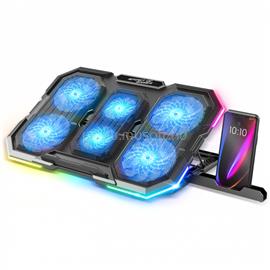 SPIRIT OF GAMER Notebook Hűtőpad 17"-ig - AIRBLADE 700 RGB (29dB; max. 180 m3/h; 4x10cm+2x7cm, RGB LED, 2xUSB2.0) SPIRIT_OF_GAMER_SOG-VE700RGB small