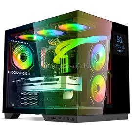 SPIRIT OF GAMER Számítógépház - VIPER CRX Black (fekete, ablakos, 6x12cm ventilátor, alsó táp,  ATX, 1x USB-C, 2x USB-A) SPIRIT_OF_GAMER_8508RA small