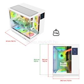 SPIRIT OF GAMER Számítógépház - VIPER CRX White (fekete, ablakos, 6x12cm ventilátor, alsó táp,  ATX, 1x USB-C, 2x USB-A) SPIRIT_OF_GAMER_8508RAW small