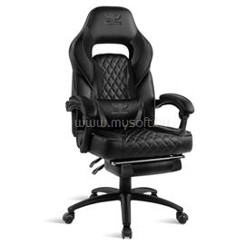 SPIRIT OF GAMER szék - MUSTANG Black (állítható dőlés/magasság; kihajtható lábtartó; max.120kg-ig, fekete) SPIRIT_OF_GAMER_SOG-GCMBK small