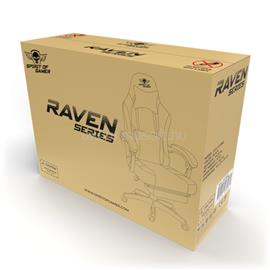 SPIRIT OF GAMER szék - RAVEN (állítható dőlés/magasság; kihajtható lábtartó; max.120kg-ig, fekete) SPIRIT_OF_GAMER_SOG-GCRBQ small