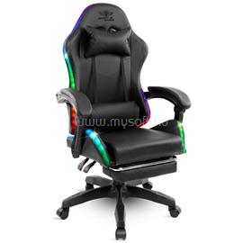 SPIRIT OF GAMER szék - SIRIUS (RGB, állítható dőlés/magasság; kihajtható lábtartó; max.120kg-ig, fekete) SPIRIT_OF_GAMER_SOG-GCSRG small
