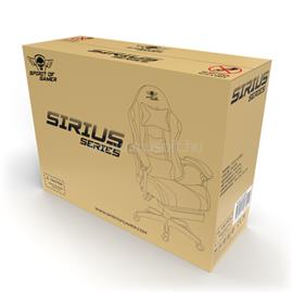 SPIRIT OF GAMER szék - SIRIUS (RGB, állítható dőlés/magasság; kihajtható lábtartó; max.120kg-ig, fekete) SPIRIT_OF_GAMER_SOG-GCSRG small