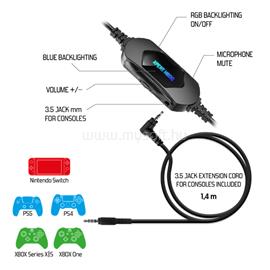 SPIRIT OF GAMER vezetékes Fejhallgató - MIC-XH600 (MultiPlatform, 7.1, mikrofon, hangerőszabályzó, nagy-párnás, fekete) SPIRIT_OF_GAMER_MIC-XH600 small