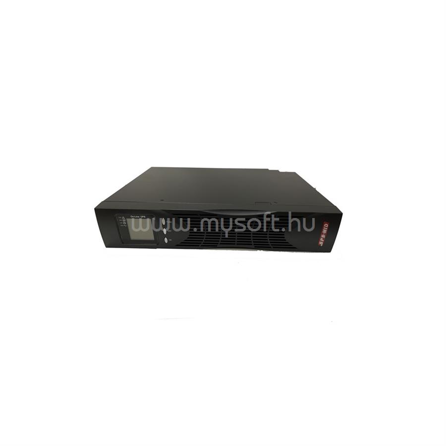 SPS MID 1000VA Pf:1.0 online rack/tower UPS szünetmentes tápegység LCD kijelzővel
