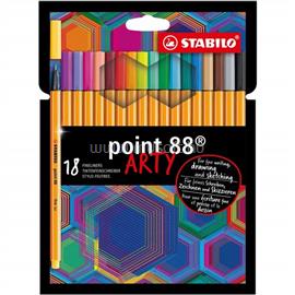 STABILO ARTY Point 88 18db-os vegyes színű tűfilc készlet STABILO_8818/1-20 small
