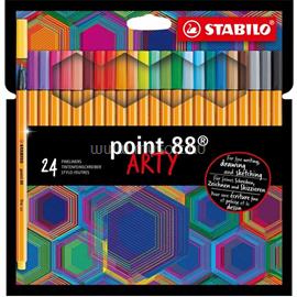 STABILO ARTY Point 88 24db-os vegyes színű tűfilc készlet STABILO_8824/1-20 small
