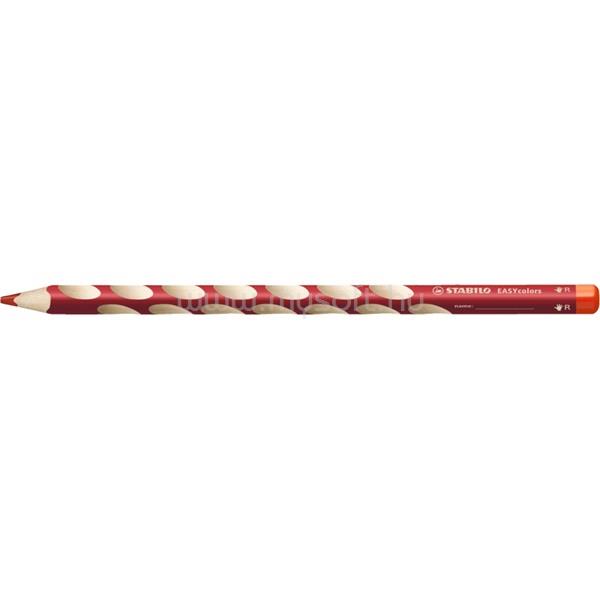 STABILO Easy jobbkezes piros színes ceruza