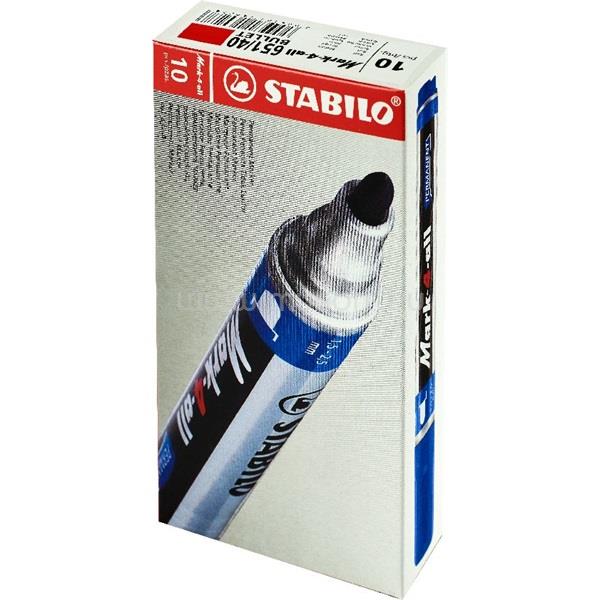 STABILO Mark-4-All 10db/csomag piros gömb hegyű alkoholos marker