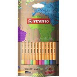 STABILO mySTABILOdesign Point 88 Mini 12db-os vegyes színű tűfilc készlet STABILO_688/12-07-1 small