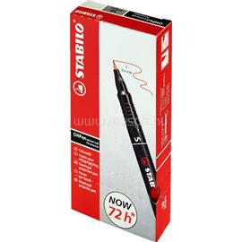 STABILO OHPen 841"S" 10db/csomag piros alkoholos filc STABILO_841/40B10 small