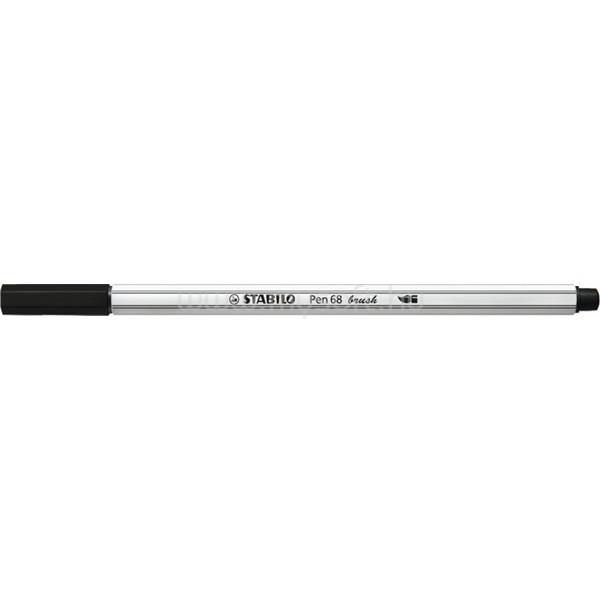 STABILO Pen 68 brush fekete ecsetfilc