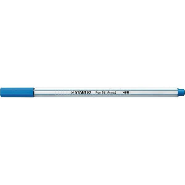 STABILO Pen 68 brush kék ecsetfilc