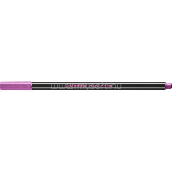 STABILO Pen 68 metallic metál rózsaszín filctoll