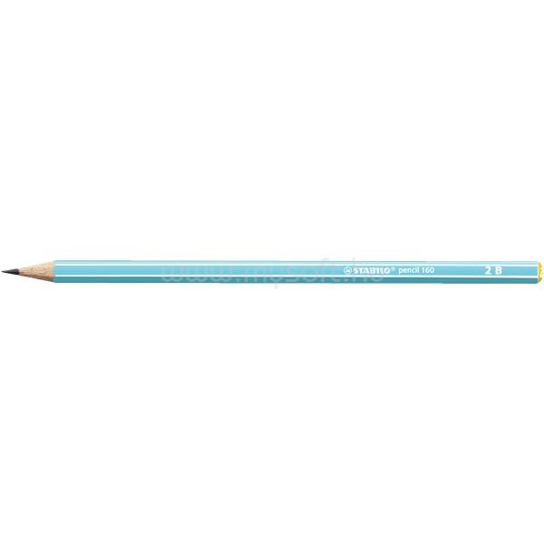STABILO pencil 160 2B kék grafitceruza