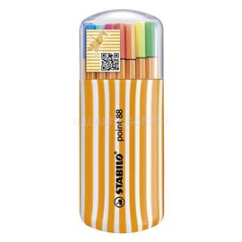 STABILO Point 88 Zebrui neon 15+5db-os vegyes színű tűfilc készlet STABILO_8820-022 small