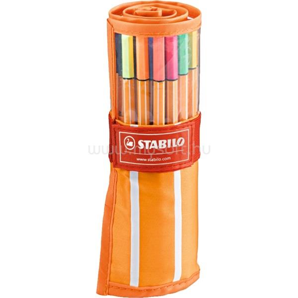 STABILO Point neon neon 25+5db-os vegyes színű tűfilc készlet