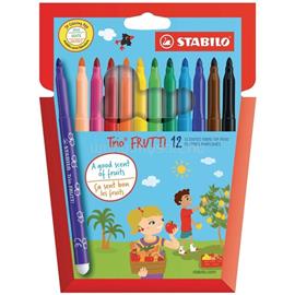 STABILO TRIO Frutti illatos 12db-os vegyes színű rostirón készlet STABILO_290/12-01 small
