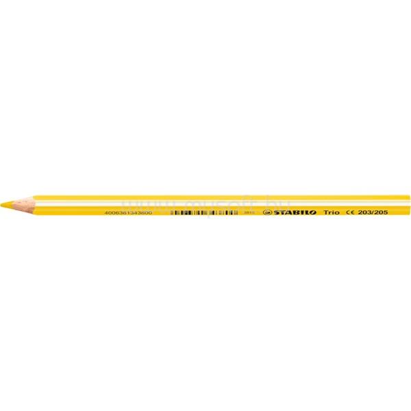 STABILO Trio vastag sárga színes ceruza