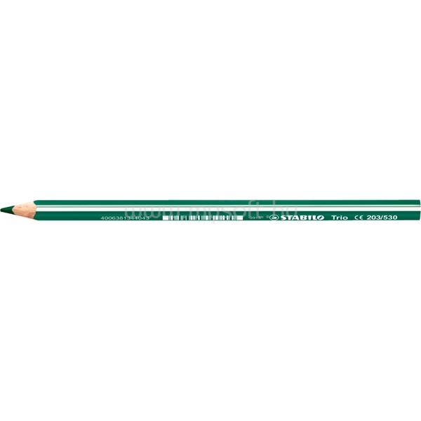 STABILO Trio vastag zöld színes ceruza