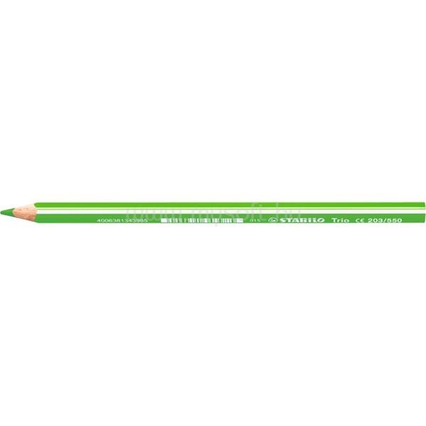 STABILO Trio világoszöld színes ceruza