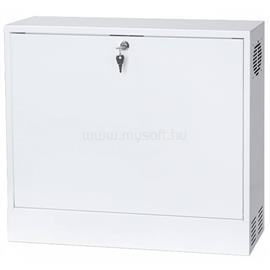 STALFLEX CR19-2U-130-W 19" 2U 130 mm mély fehér fém ajtós fém szekrény CR19-2U-130-W small