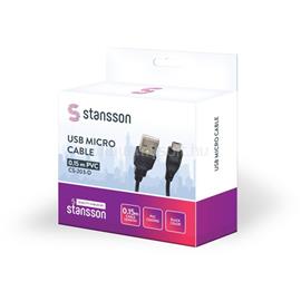 STANSSON CS-203-D Micro USB kábel 0.15m CS-203-D small
