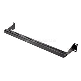 STARTECH 1U Rack Mountable Cable Lacing Bar w/Adjustable Depth, Cable Support Guide For Organized 19" Racks/Cabinets, Horizontal Cable Guide For Patch Panels/Switches/PDUs 12S-CABLE-LACING-BAR small